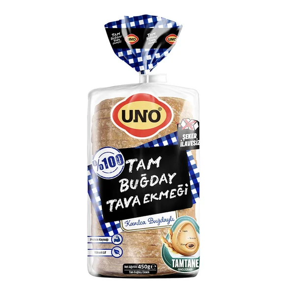 UNO %100 TAMBUGDAYLI TAVA EKMEĞİ KAVILCALI